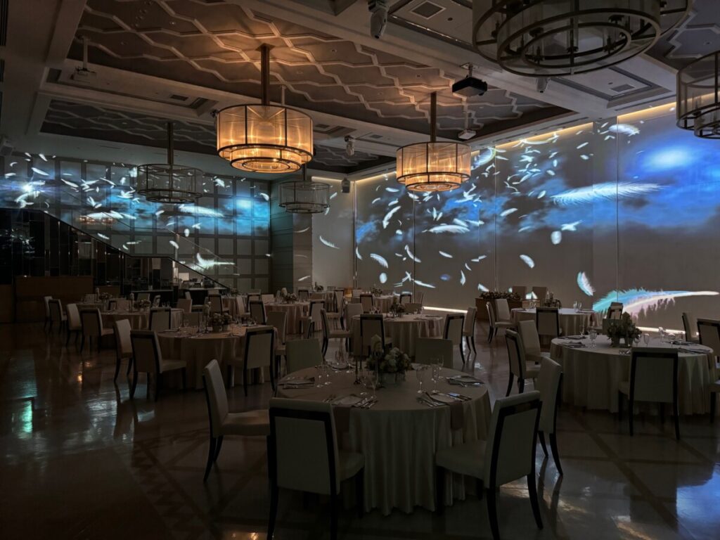 三島・沼津・富士の結婚式場ラグシエナの新プロジェクションマッピング演出