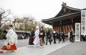 三嶋大社の結婚式と挙式後の披露宴｜三島・沼津・富士エリアの和婚ならラグシエナ