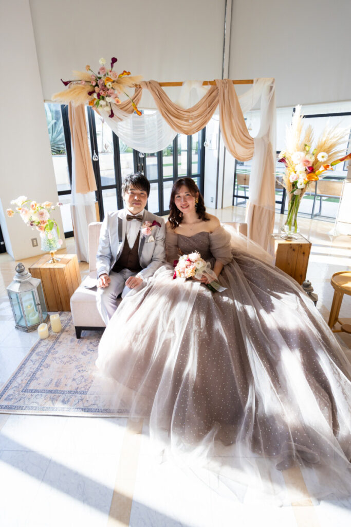 少人数でアットホームな式になりました